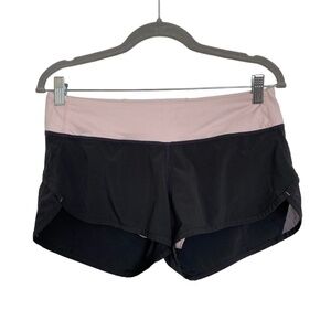 Lululemon Run: Speed Short 6 Black/Pink